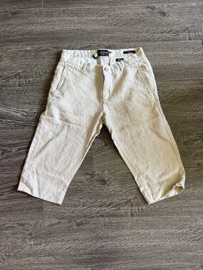 Black Brown 1826 Men's Light Beige Linen Pants